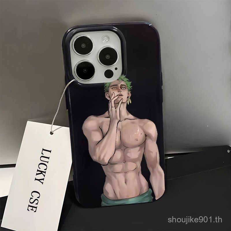 ตลก เคสโทรศัพท์ป้องกันเงาสูงสำหรับผู้ชายกล้าม ใช้ได้กับ iPhone 16 Pro Max/15/14 Pro Max/13 Pro Max/1