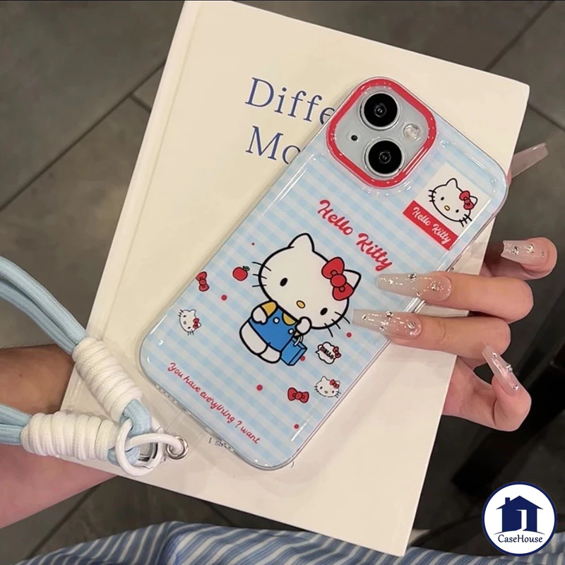 เคสใสนิ่มลายแมวน้อยสีฟ้าแสนหวาน เข้ากันได้กับ iPhone 15 11 Pro Max 12 13 14 Pro Max 7 8 Plus XR X XS Max 12 11 15 14 Pro