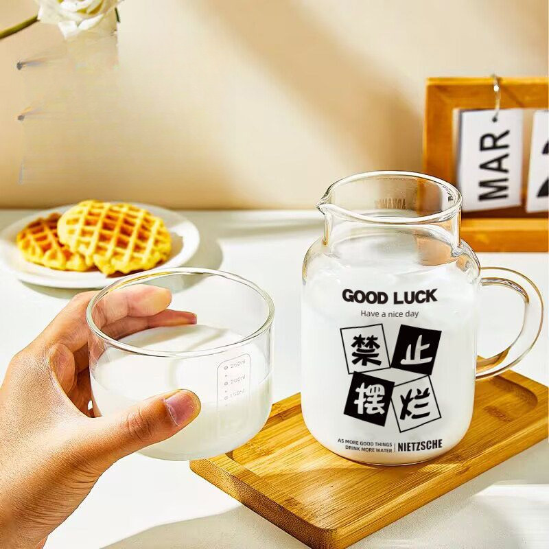 ถ้วยชาแก้วบอโรซิลิเกตสูงพร้อมฝาปิด | ถ้วยชาดอกไม้ทนความร้อนได้ | ถ้วยน้ํามัลติฟังก์ชั่นในครัวเรือนสํานักงาน | ถ้วยนมถั่วเหลืองสุภาพสตรี | ชุดน้ําชาเรียบง่ายใหม่ - รูปที่ 5