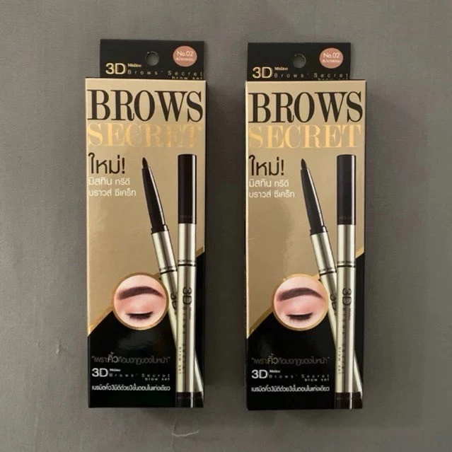￼Mistine 3D Brows Secret Brow ดินสอเขียนคิ้ว 3 มิติ