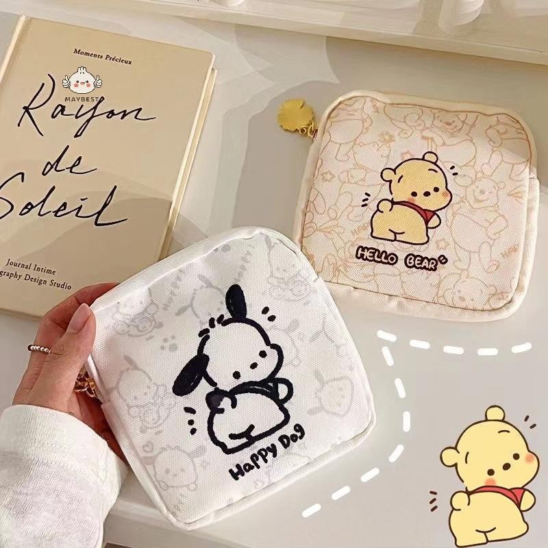 {maybest} Kawaii Pochacco ผ้าอนามัยเก็บสาวน่ารักนักเรียนระยะเวลาสรีรวิทยาสุขาภิบาลแบบพกพาผ้ากระเป๋าของขวัญ {TH}