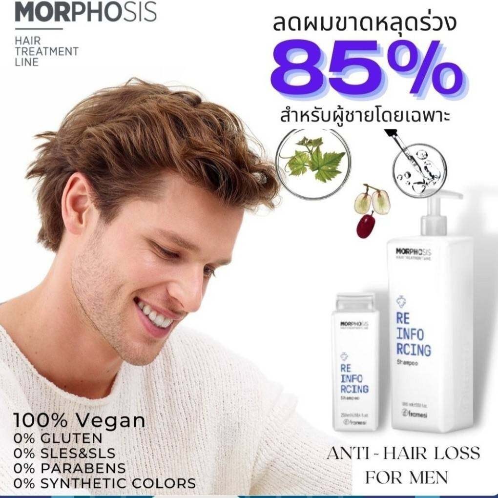 Framesi Morphosis Reinforcing Shampoo 250/1000ml แชมพู สำหรับดูแลปัญหาผมร่วง