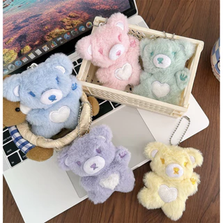 🌈พร้องส่ง พวงกุญแจตุ๊กตา พวงกุญแจห้อยกระเป๋า ตุ๊กตาญี่ปุ่น ของขวัญ นุ่มนิ่ม ลายการ์ตูนน่ารัก สไตล์เกาหลี