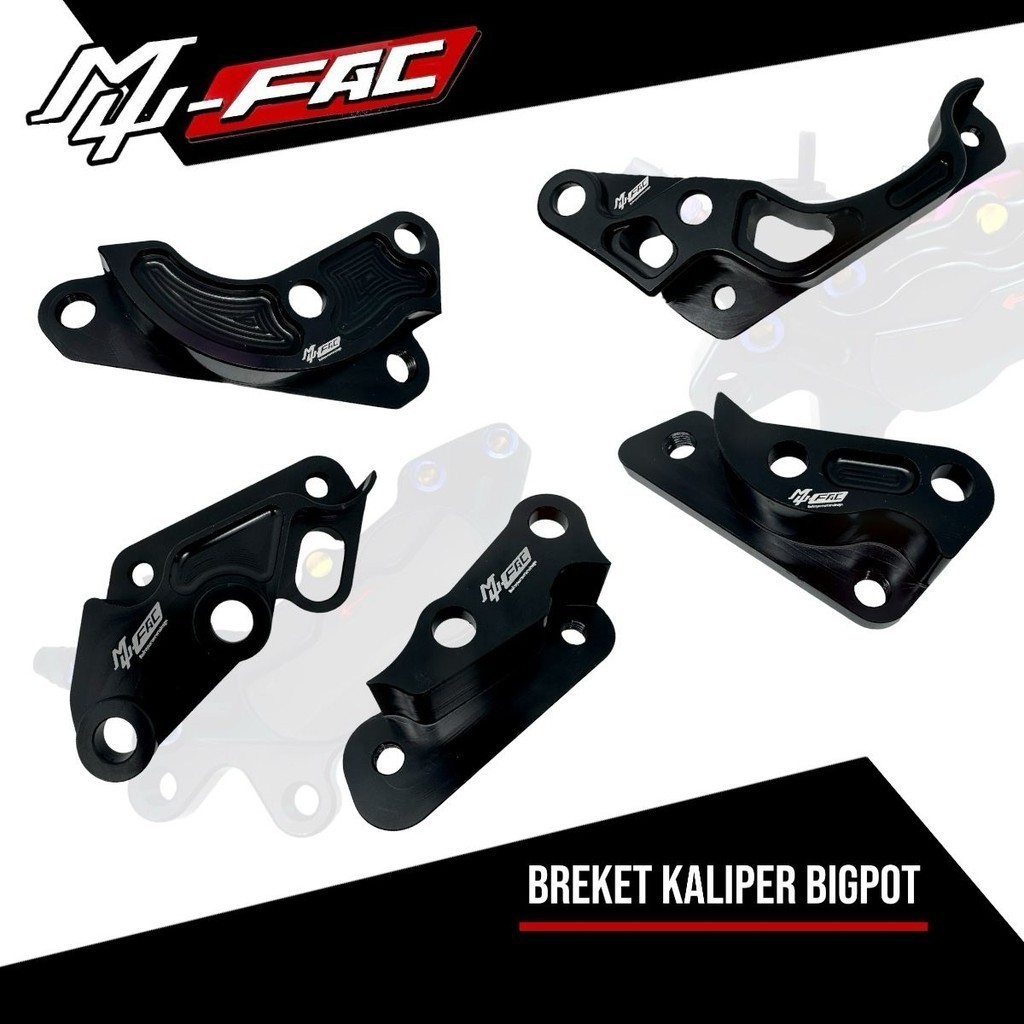 MUFAC Caliper Bracket BIGPOT Caliper BEAT VARIO MIO AEROX NOUVO PCX NINJA 150