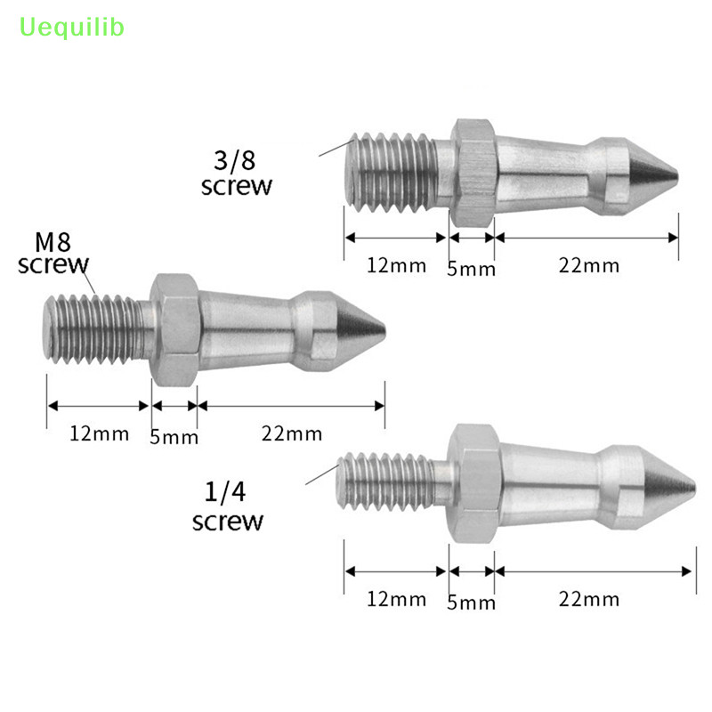 Uequilib ขาตั้งกล้อง 1/4 3/8 M8 นิ้ว อุปกรณ์เสริม สําหรับกล้อง