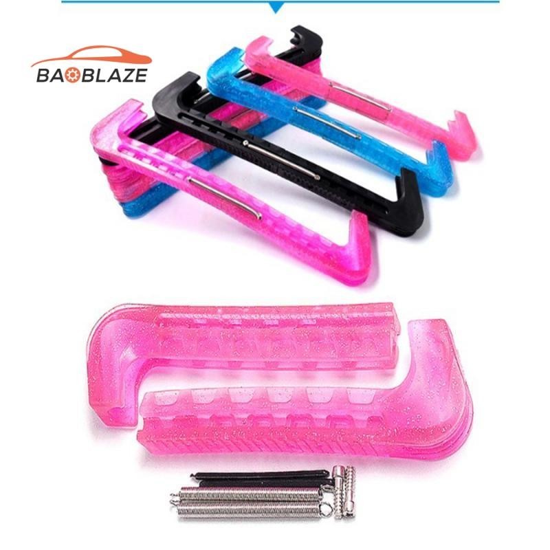 [Baoblaze] ปลอกสวมหุ้มใบมีดสเก็ตฮอกกี้ แบบนิ่ม สีฟ้า 2 ชิ้น