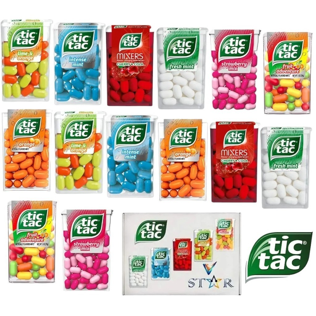Tic Tac Mini Candy (Orange/Mint/Spearmint/RedApple)