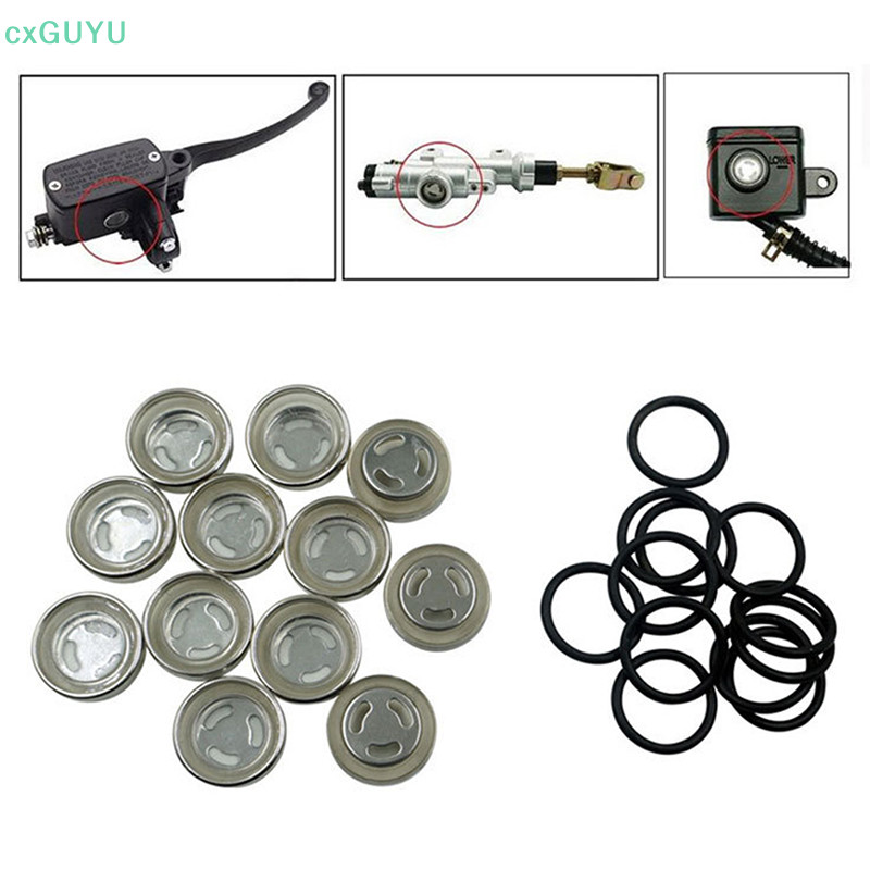 [cxGUYU] Universal 12mm 18mm Motorcycle Sight Glass Oil Sight Glass พร้อมซีลสําหรับเบรค PRTA