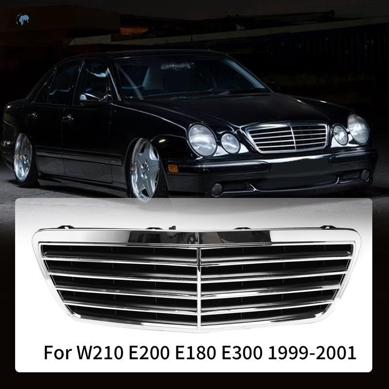 【jdfhsffd】กระจังหน้ารถยนต์ สําหรับ Mercedes-Benz W210 E200 E180 E300 1999-2001