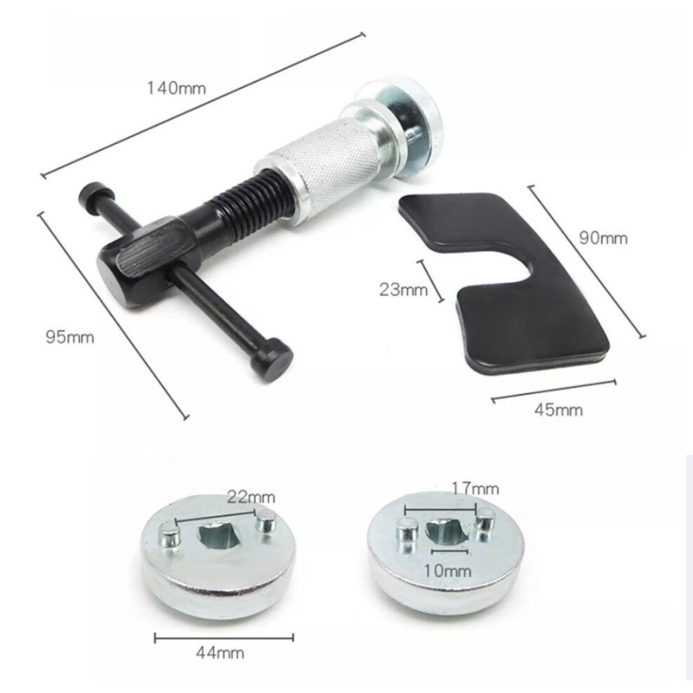 รถลูกสูบดิสก์เบรค Spreader เครื่องมือแยก Calliper Pad ชุดกรอกลับ (3PCS) - รูปที่ 6