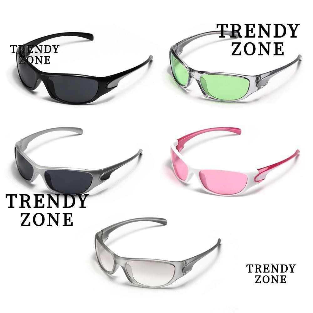 Trendyzone แว่นตากันแดด แฟชั่น สําหรับเล่นกีฬา ตกปลา ขี่จักรยาน Y2K