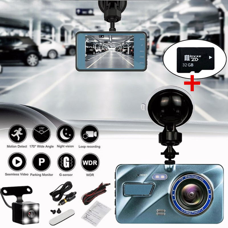 KC Tools กล้องติดรถยนต์ มีการรับประกัน กล้องถอยหลัง เมนูภาษาไทย Car Camera กล้องติดหน้ารถ 2กล้อง