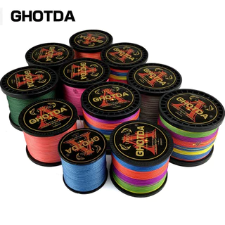 GHOTDA 1000/500/300/100M 8 Strands 4 Strands Braid PE สายตกปลา Smooth Multifilament สายตกปลา 8/4 สานตกปลาสายถัก tali mancing