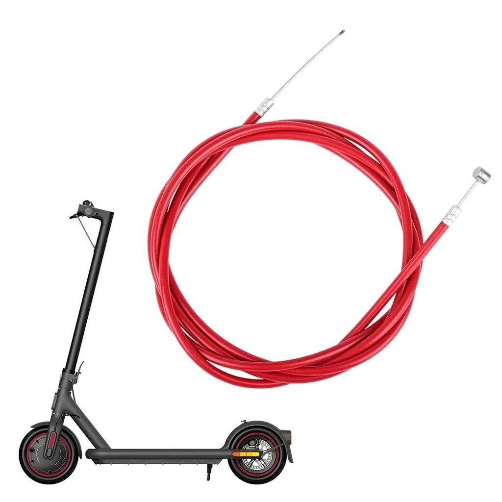 สายเบรค แดง Mi Scooter 4Pro red cable brake ความยาว 2 เมตร