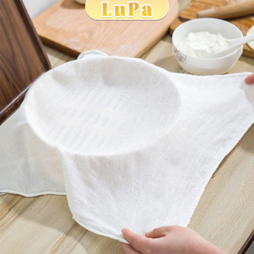 LuPa ผ้าขาวบาง(เล็ก) สำหรับนึ่งอาหาร สามารถซักแล้วนำกลับมาใช้ใหม่ได้ Steamer mat
