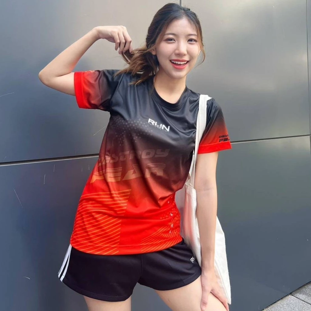 เสื้อกีฬาผู้หญิง ผ้าไมโครพิมพ์ลาย thumbnail 9