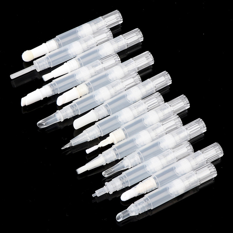 Annapink.th ปากกาน้ํามันเล็บเปล่าพร้อมแปรงรองพื้นชนิดน้ําขวดรีฟิล 1.5ml EN