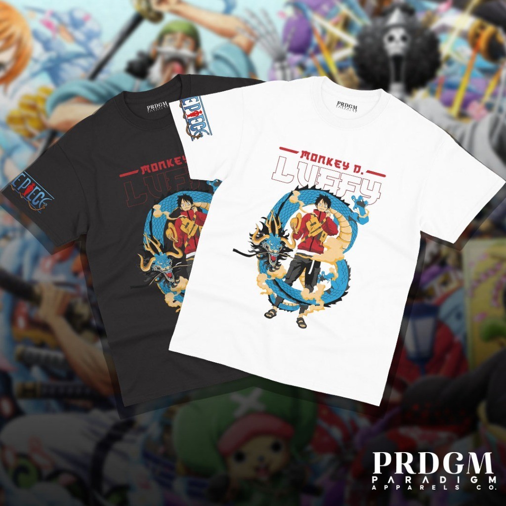 Paradigm Apparels | LUFFY X DRAGON BALLS | Minimal One piece T-shirt designsS-5XL