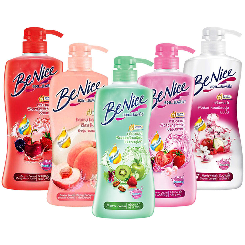 LeeMart ครีมอาบน้ำ บีไนซ์ BeNice 400ML อาบ บีไนท์ ฟรุตตี้ บีไน้ สูตร บีไนส์ เลือกสีได้ ขนาด 400 มล.
