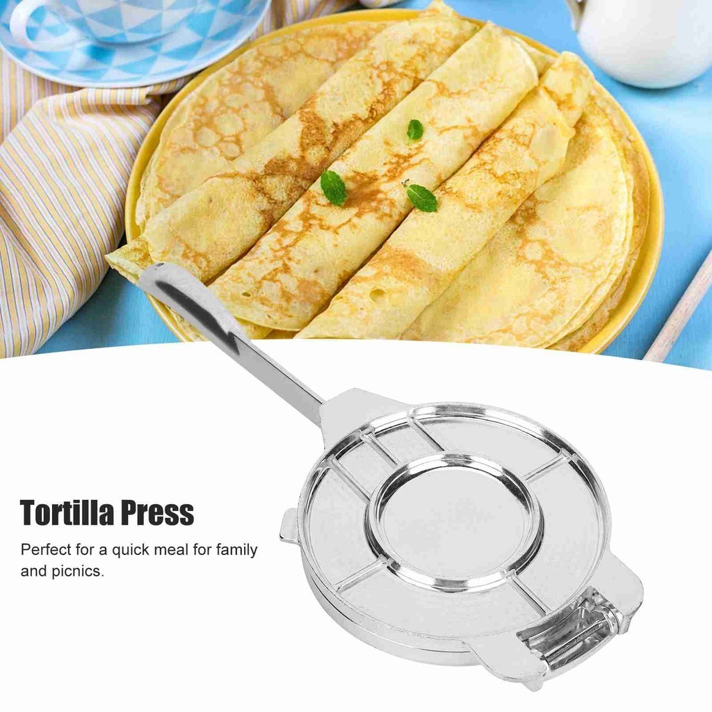 MTHome DIY Tortilla Press Maker อลูมิเนียมอัลลอยด์แป้งกด Pastry เครื่องมือ เครื่องครัว Bakeware