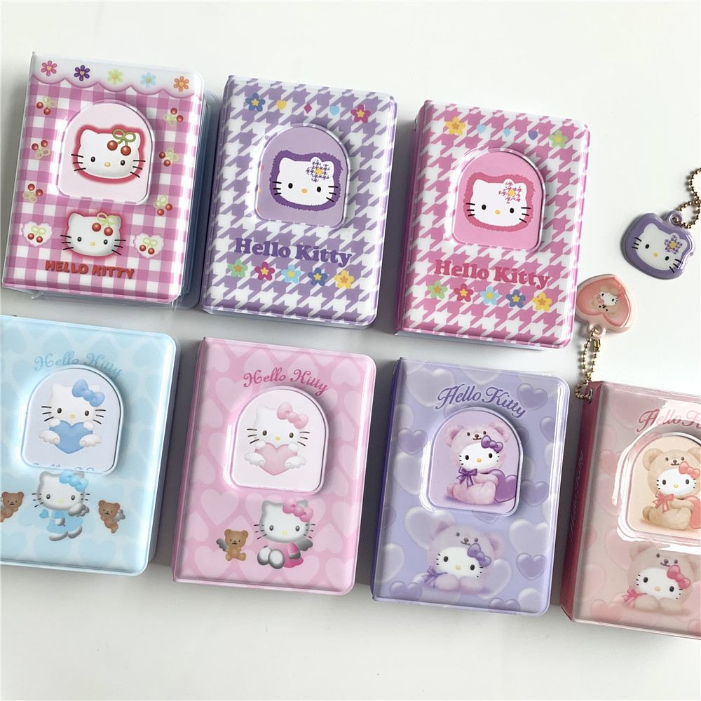 อัลบั้มรูปโพลารอยด์ ลาย Hello Kitty ดอกไม้น่ารัก ขนาด 10 ซม. มี 20 หน้า ราคา ถูกที่สุด ดีลบีเคเค แกลเลอรีภาพที่ 2