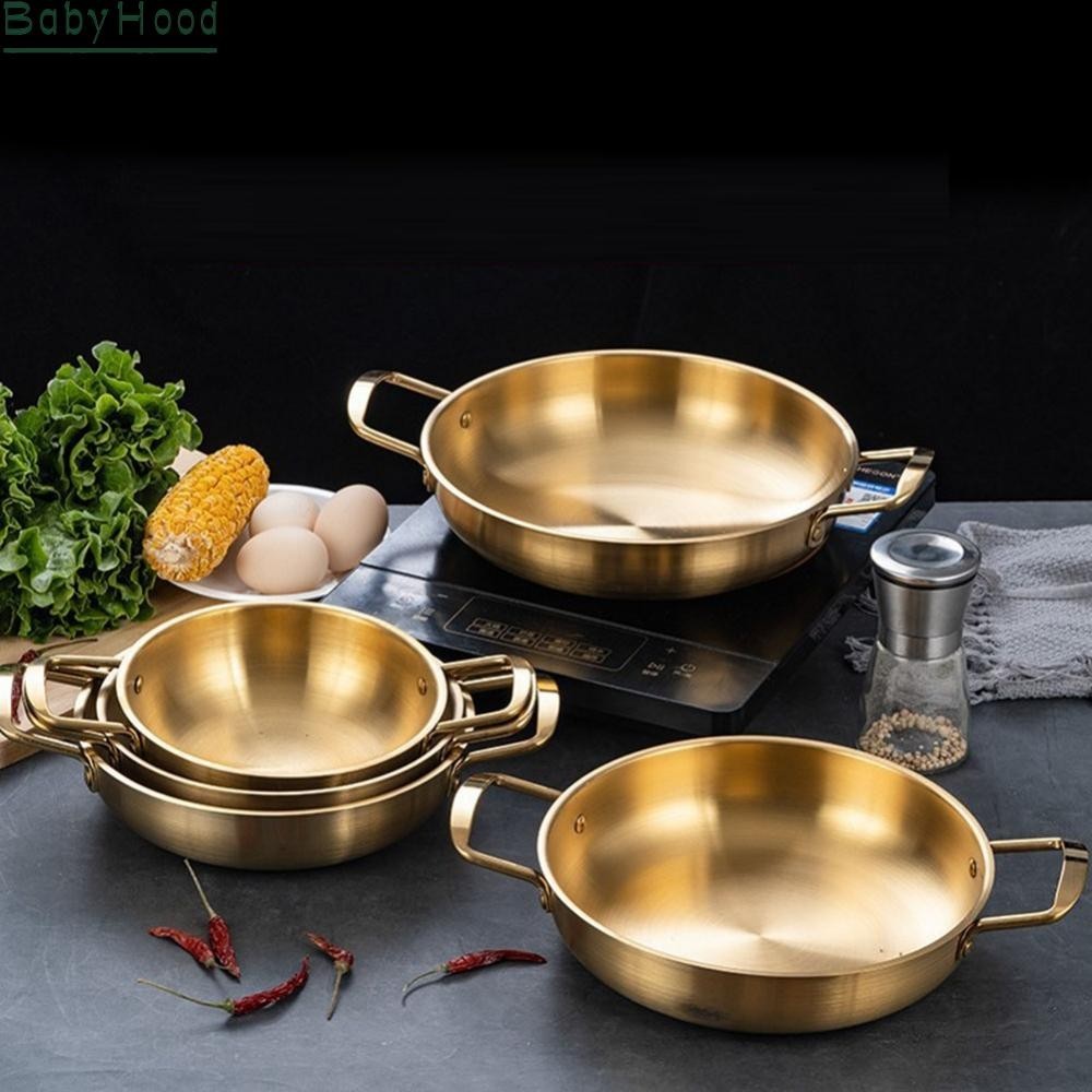 【Big Discounts】Durable Pan Soup Pot Thickened Hot 1pcs Double Ear Kitchen Seafood Pot#BBHOOD