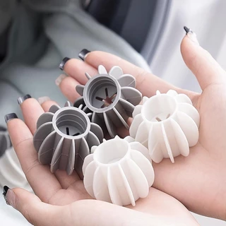 GlobalHouse SAKU ลูกบอลซักผ้าทรงล้อ รุ่น DR001 ขนาด 4.5x4.5x3 ซม.คละสี (6 ชิ้น/ถุง) สินค้าของแท้คุณภาพดี