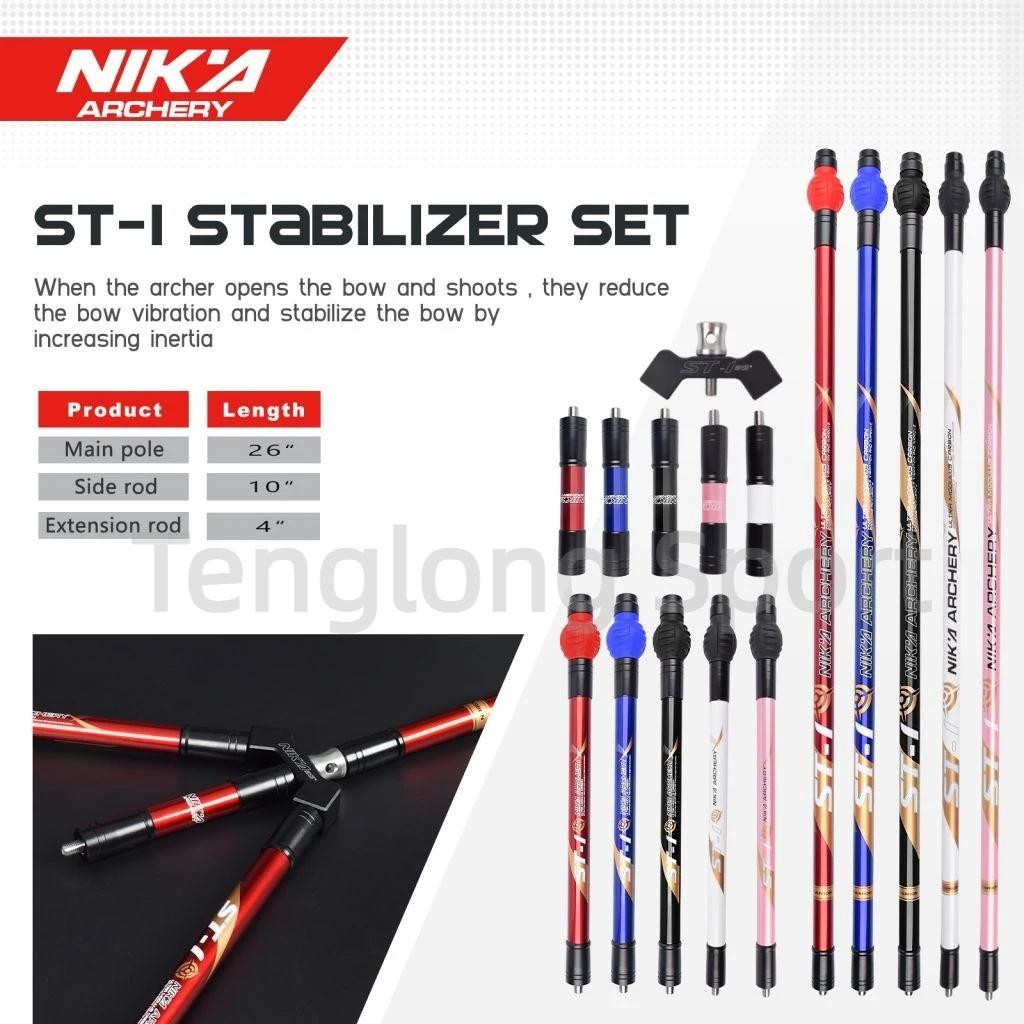 Nika 26in Stabilizer Bar, Carbon Fiber Stabilizer Black White Pink 1set อุปกรณ์เสริมกล้อง