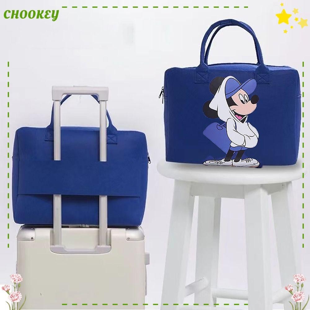 Chookey กระเป๋าถือพิมพ์ลายการ์ตูนและกระเป๋าเดินทางผ้าสักหลาดเป็นแบบพกพาและมีความจุขนาดใหญ่และสามารถใส่ในกล่องอาหารกลางวันของนักเรียนได้