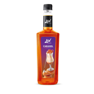 ลิน ไซรัป กลิ่นคาราเมล น้ำเชื่อมสำหรับชาและกาแฟ (ขนาด 750 มล.) Lin Syrup For Tea And Coffee (Caramel)