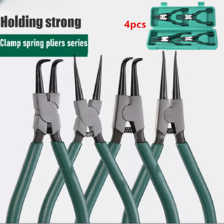 MOVATEK คีม 4ชิ้น คีมถ่าง-หุบ คีมหนีบ คีมถ่างแหวน 7 นิ้ว คีม…