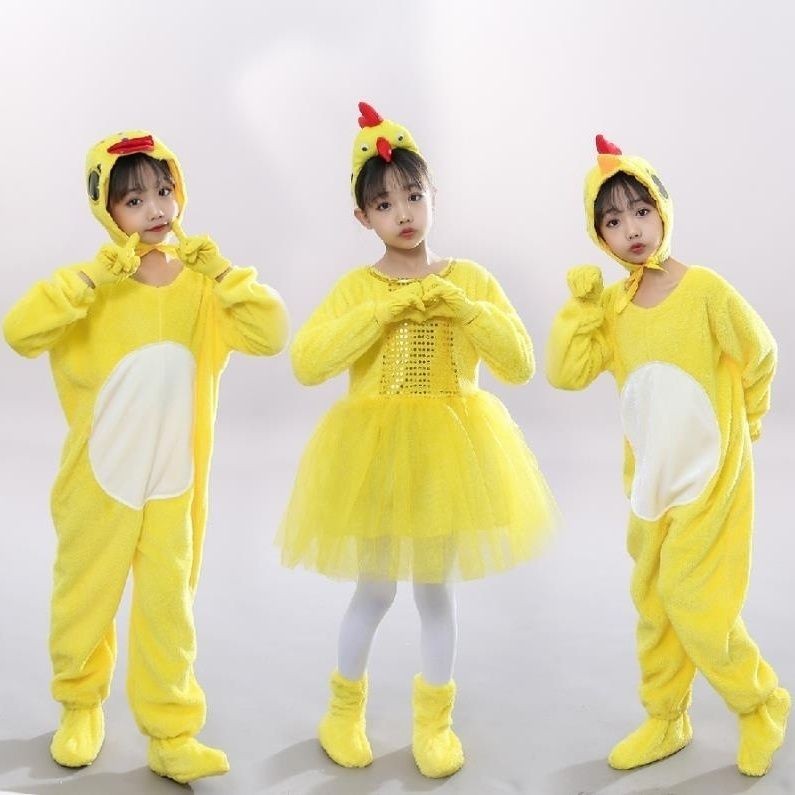 เสื้อผ้าเป็ดเด็ก เจี๊ยบ เครื่องแต่งกาย duck costume for kids chicken costume  chick costume for kids