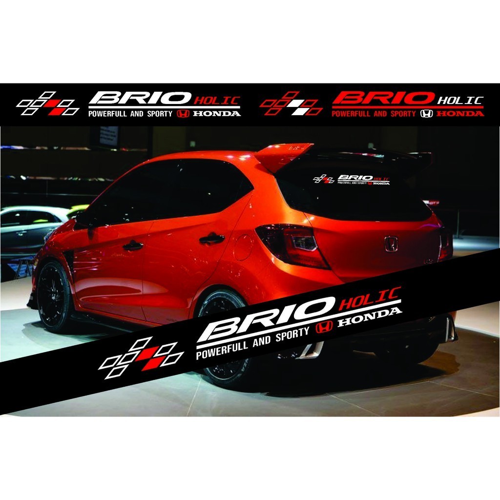 Brio Holic สติ๊กเกอร์ตัดหน้าต่างรถยนต์