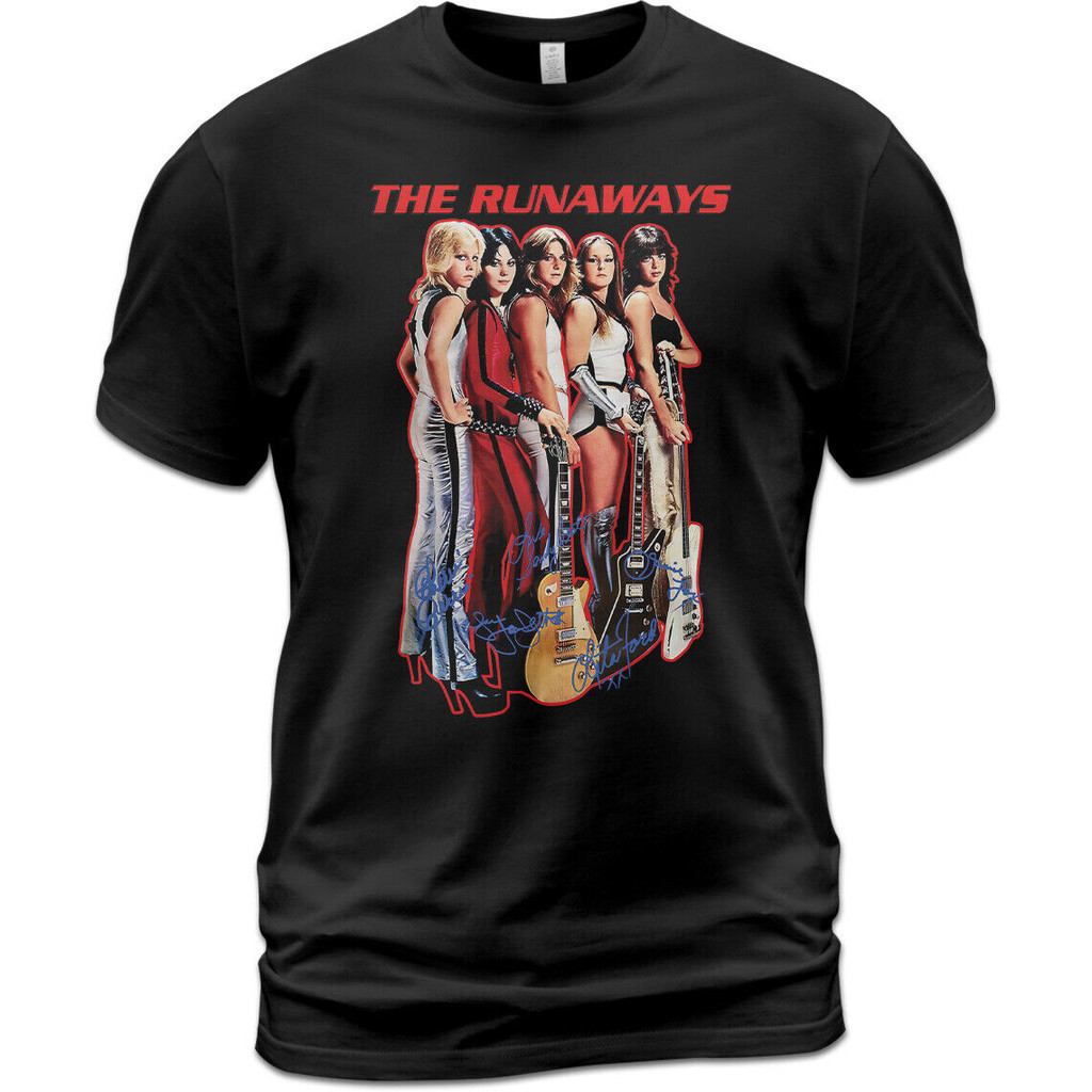 เสื้อยืด Rock Music Live In Japan The Runaways Tee Joan Jett Classic
