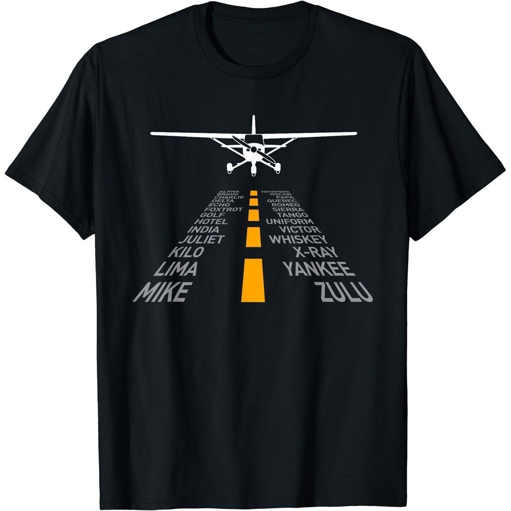 Rc Plane Pilot Airport Runway Phonetic Alphabet Small T-Shirt