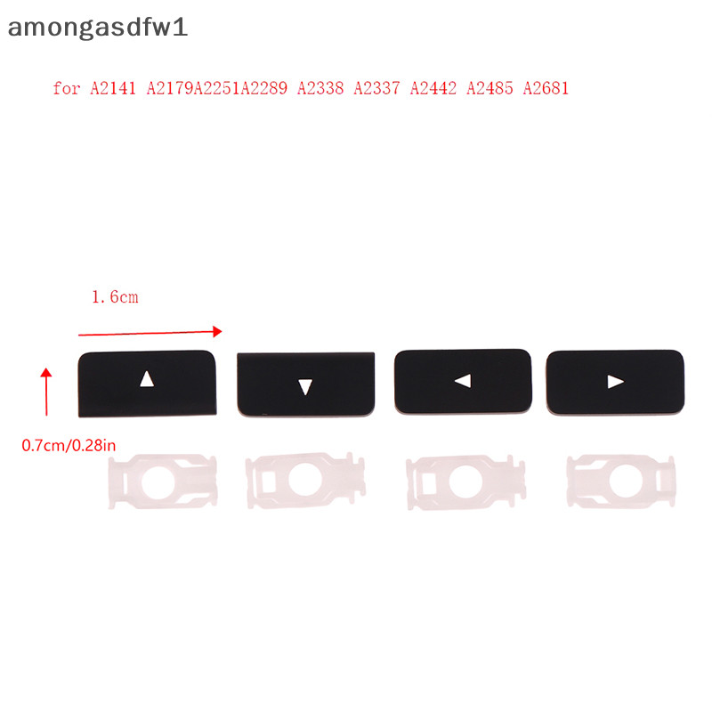 Amongasdfw1 ใหม่ ปุ่มกดคีย์บอร์ดลูกศร สําหรับ Macbook Rea A2141 A2442 A2485 A2251 A2289 A2179 A2337 A2338 A2681