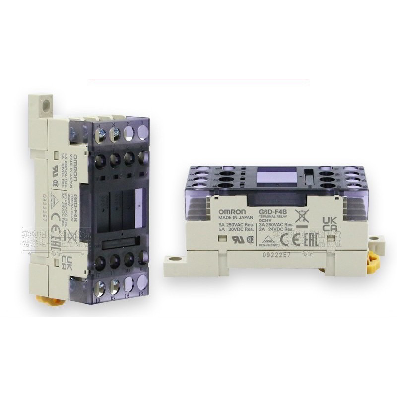 มือ1ปีล่าสุด omron G6D-F4B DC24V Terminal ซ็อกเก็ตรีเลย์24VDC 5A W/(4Pcs) G6D-1A-ASI-24VDC 5VDC 12vd