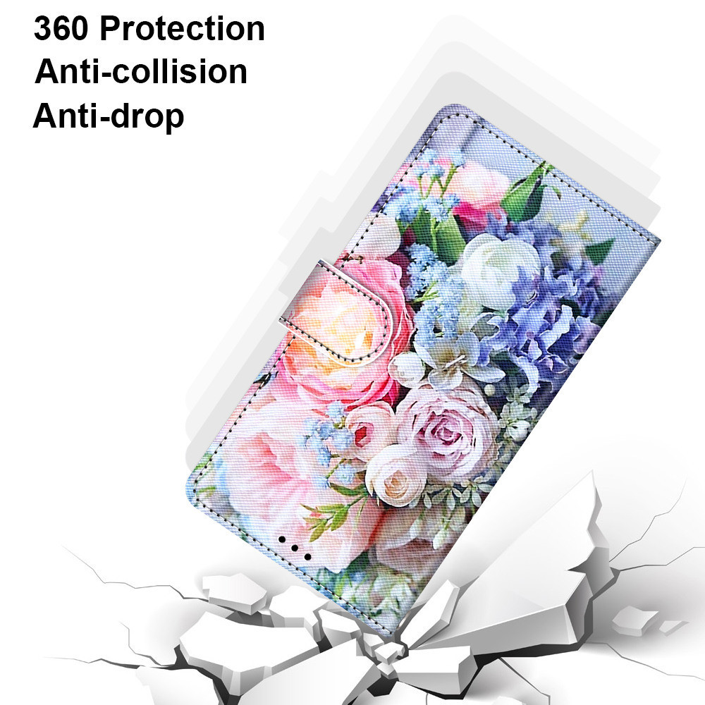 เคสโทรศัพท์มือถือหนัง ฝาพับแม่เหล็ก พร้อมช่องใส่บัตรเครดิต หลากสี สําหรับ OPPO A78 A58 A38 A94 A95 A55 A54 A16 A74 A93 A76 A96 A17 A17K A15