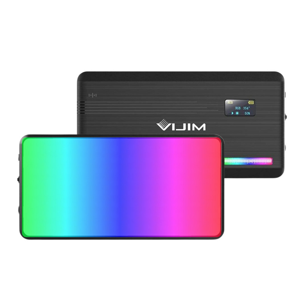 ไฟติดหัวกล้อง Ulanzi VIJIM VL196 RGB MINI ไฟถ่ายแบบ ถ่ายวีดีโอ ปรับสีได้ 360 สี