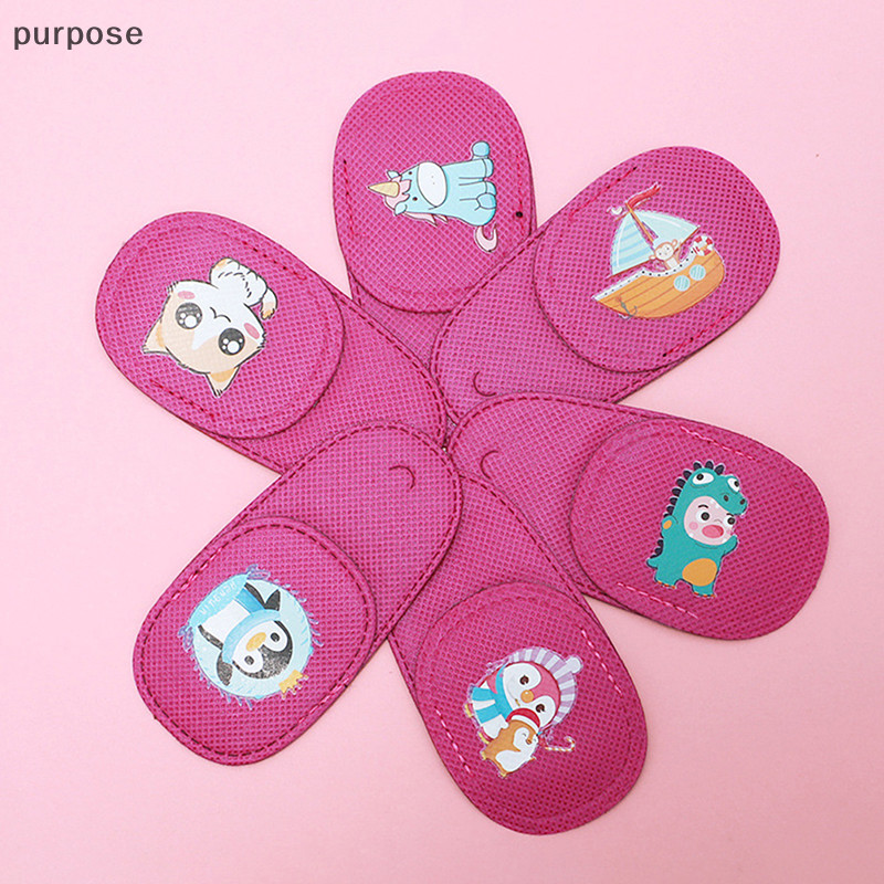 [พร้อมส่ง] แผ่นปิดตาขี้เกียจ สําหรับเด็ก 6 ชิ้น [พร้อมส่ง] - รูปที่ 4