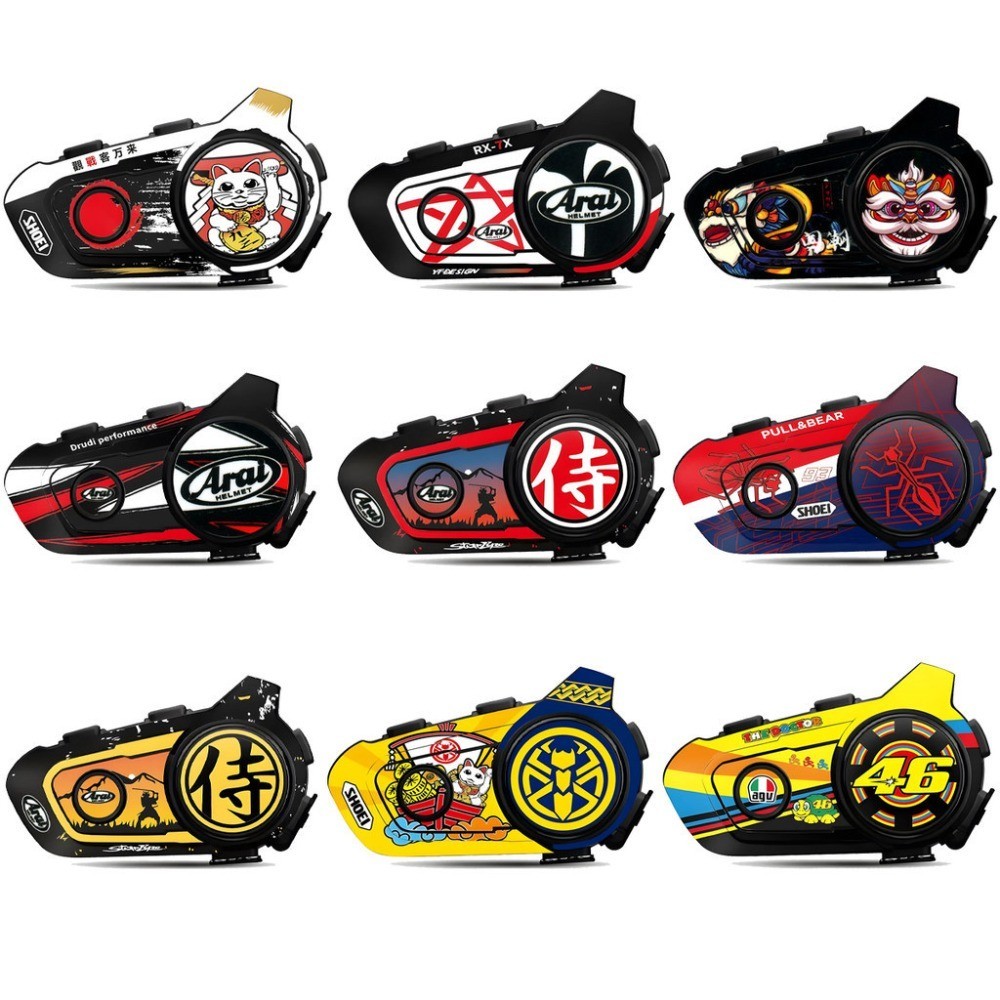 สติกเกอร์รูปลอก กันน้ํา ลายดอกไม้ สําหรับตกแต่งหูฟังบลูทูธ VIMOTO V9S V8S V9X