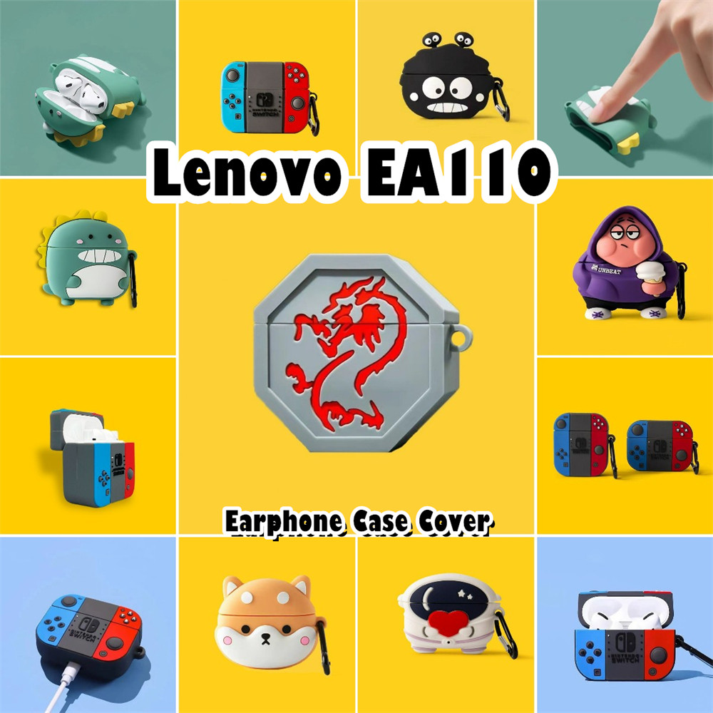 READY STOCK!นําไปใช้กับ Lenovo EA110 เคส Case เคสหูฟัง การ์ตูนน่ารักคู่ ซิลิโคนนุ่ม เคส เคสหูฟัง