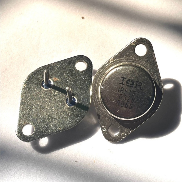 ร้านส่งไว MOSFET IRF151 พร้อมส่ง 40A 60V RDS= 0,055 OHM TO3