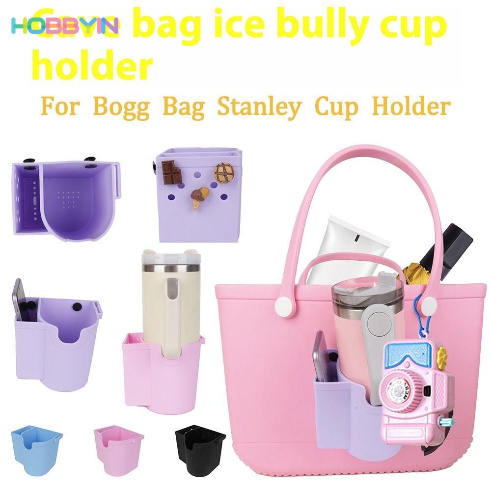 HOBBYIN ที่วางโทรศัพท์ พร้อมกระเป๋าซิลิโคนกันน้ํา สําหรับกระเป๋า Bogg