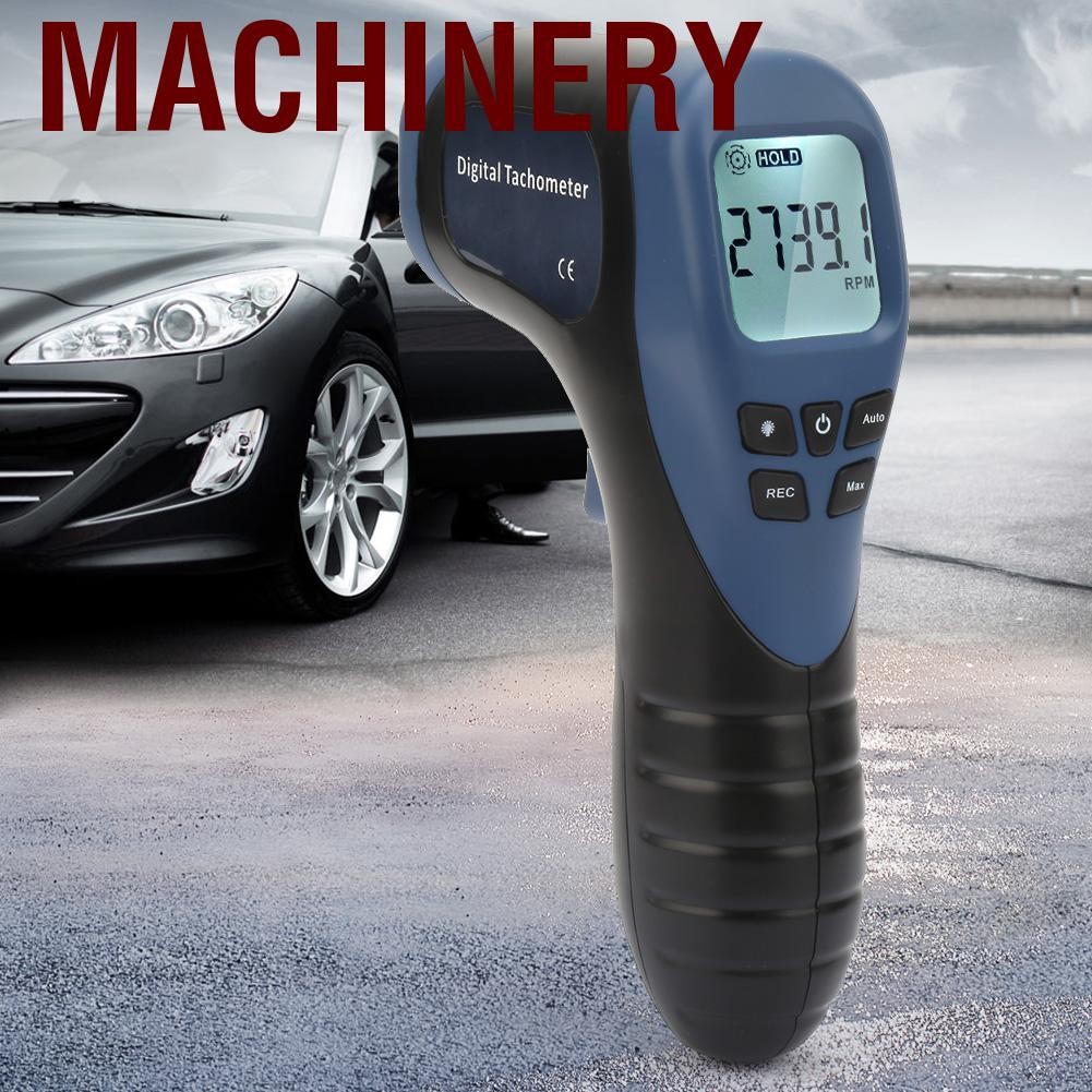 Machinery TL900 Automotive Non Contact Digital RPM Tachometer Speed ​​Gauge Tester (ไม่รวมแบตเตอรี่)