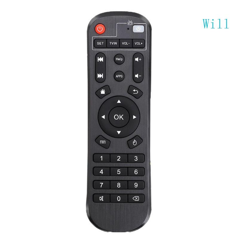 Will IR เปลี่ยนรีโมทคอนโทรลสําหรับ Android TV กล่อง H96 H96 H96 PRO + H96 MAX X2 X96 MINI X96