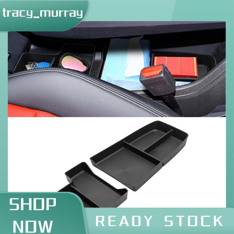 tracy_murray สําหรับ BMW X1 U11 2023 2024 คอนโซลกลาง Lower Organizer ถาด - ภายใต้คอนโซลกล่องเก็บอะไหล่อุปกรณ์เสริม 2 ชิ้น