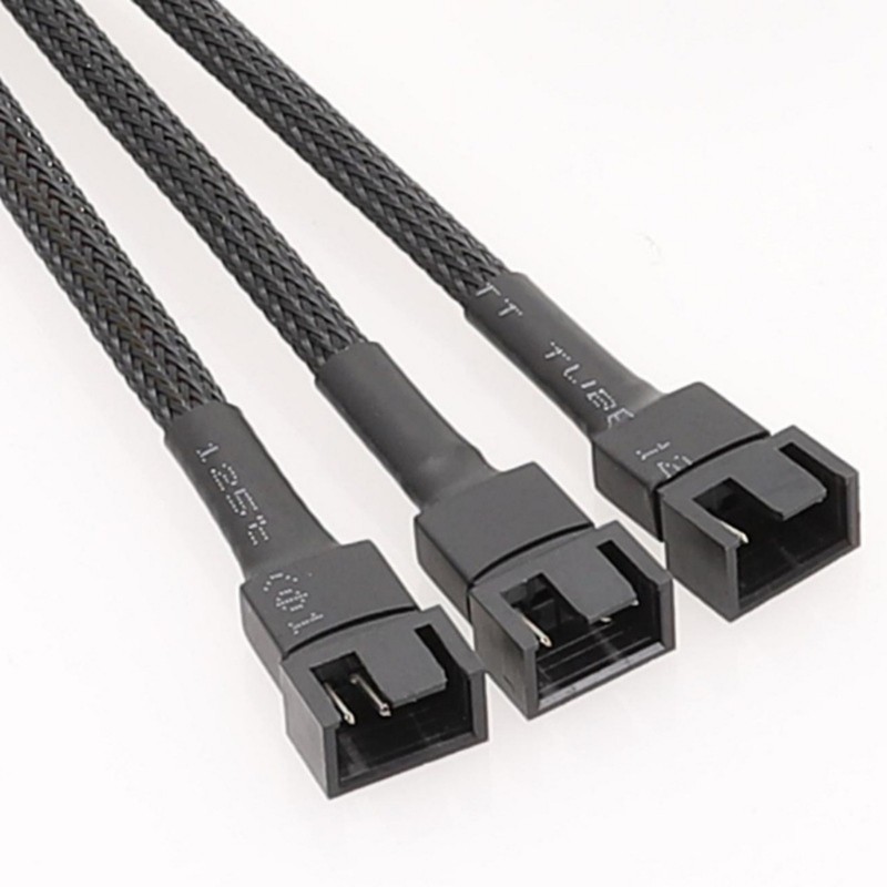 BTM 4Pin PWM Fan Splitter Cable 9 8 นิ้ว PC Fan Splitter 1 ถึง 3 2 1 Converters PC Fan Extension Cab