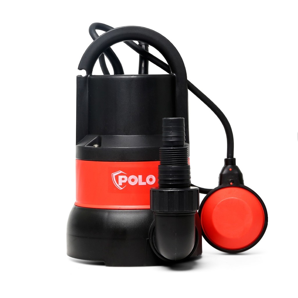 POLO ปั๊มจุ่ม 750W (1 แรงม้า) รุ่น SP-750C ปริมาณน้ำ 180 ลิตร/นาที ขนาดท่อ 1 นิ้ว - 1-1/2 นิ้ว สำหรับน้ำสะอาด (โปโล)