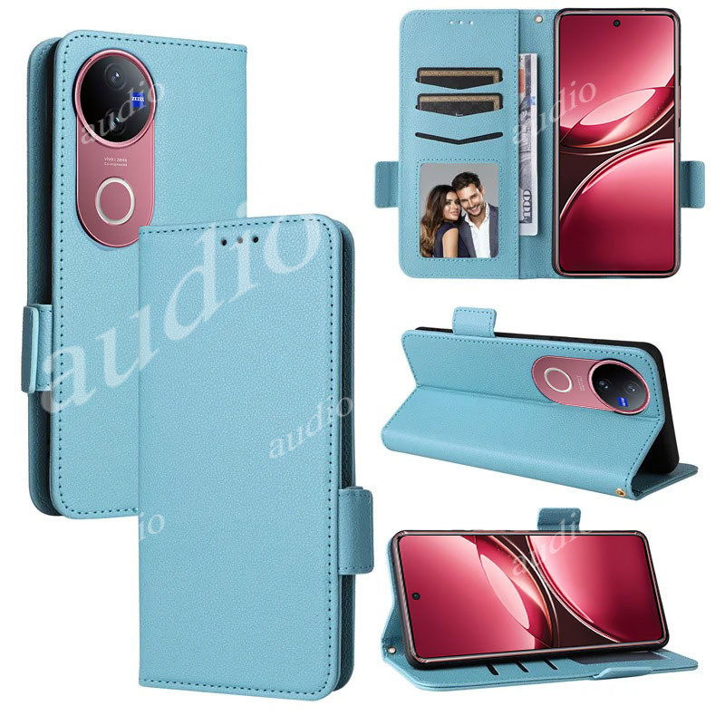 Vivo V50 Pro 5G 2025 ปลอกฝาครอบโทรศัพท์สําหรับ VivoV50 Pro VIVO V50Pro 5G 2025 กรณีกระเป๋าสตางค์ PU 